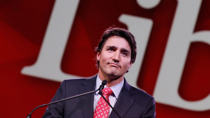 Liberal leader Justin Trudeau gives keynote address at Liberal Biennial Convention in Montreal